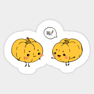 pumpkins Sticker